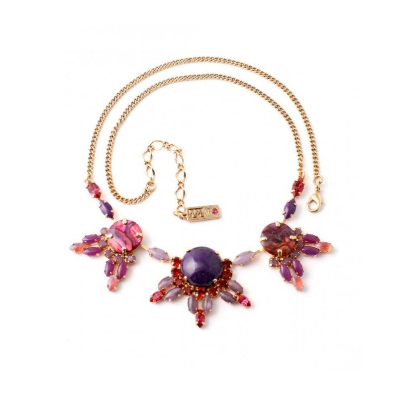 Amaro Handmade Necklace Semi Precious Gems Fro... | Necklaces by Amaro