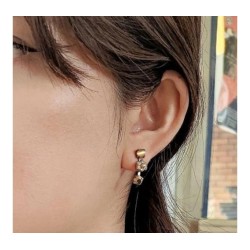 Amaro Handrafted Gold Plate Clip On Drop Earrings Illumi... | Earrings