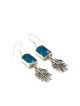 Michal Kirat Roman Glass Drop Earrings with ... | Roman Glass Earrings
