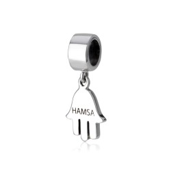 Sterling Silver Hamsa Charm | Judaica Charms
