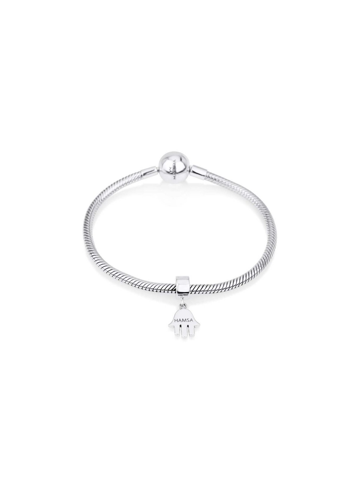 Sterling Silver Hamsa Charm | Judaica Charms