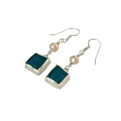 Michal Kirat Roman Glass Dangle Earrings Ste... | Roman Glass Earrings