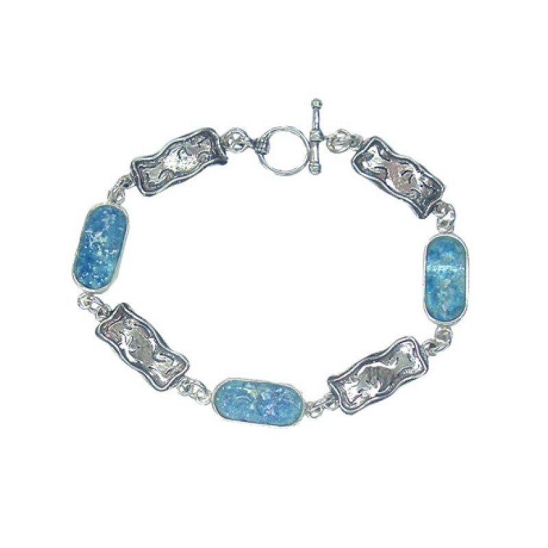 Michal Kirat Sterling Silver Bracelet with Ob... | Bracelets & Anklets