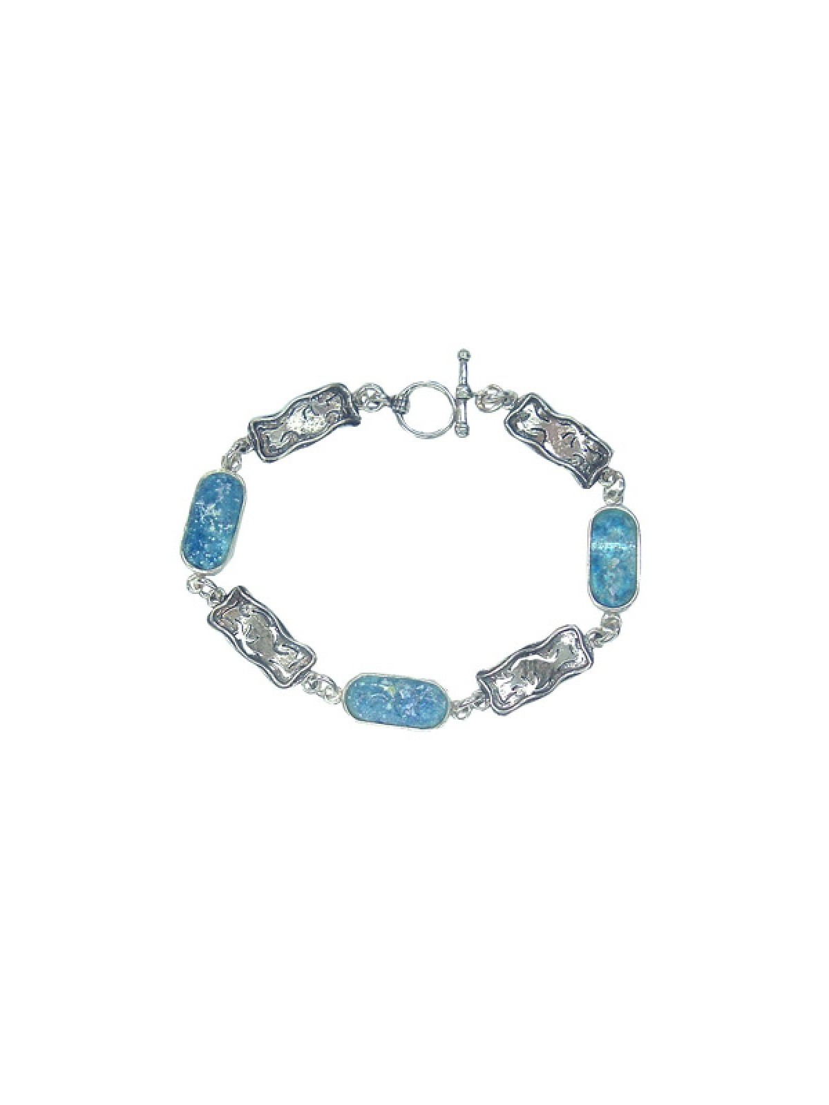 Michal Kirat Sterling Silver Bracelet with Ob... | Bracelets & Anklets