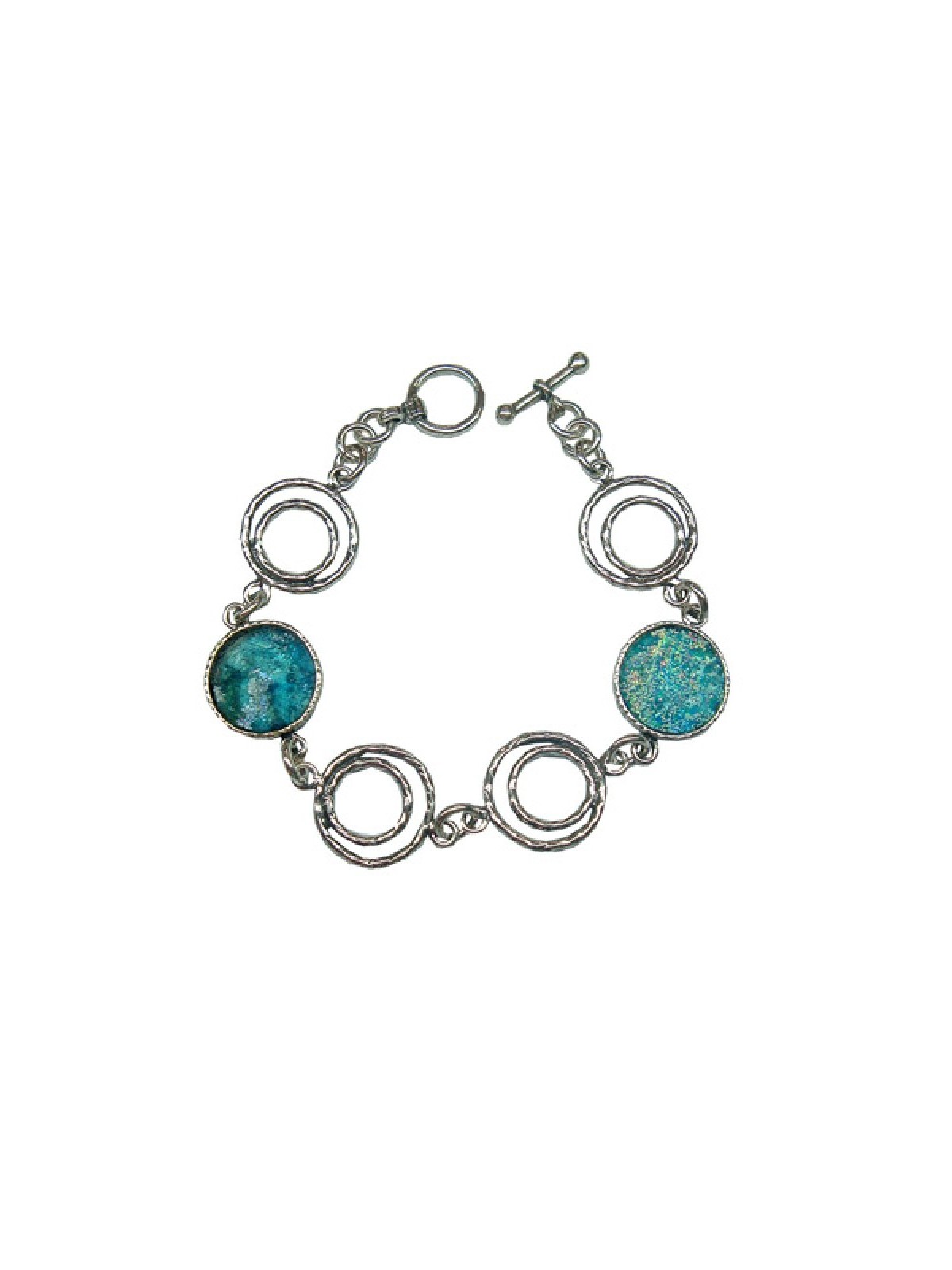 Michal Kirat Sterling Silver Bracelet Circula... | Bracelets & Anklets
