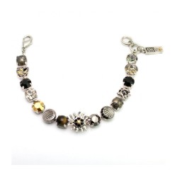 Amaro Handcrafted Bracelet Silver and Semi pre... | Bracelets by Amaro