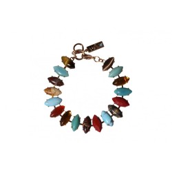 Amaro Handcrafted Bracelet Colorful Marquise S... | Bracelets by Amaro