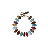 Amaro Handcrafted Bracelet Colorful Marquise S... | Bracelets by Amaro