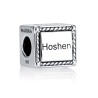 Sterling Silver Square Breastplate Charm | Judaica Charms