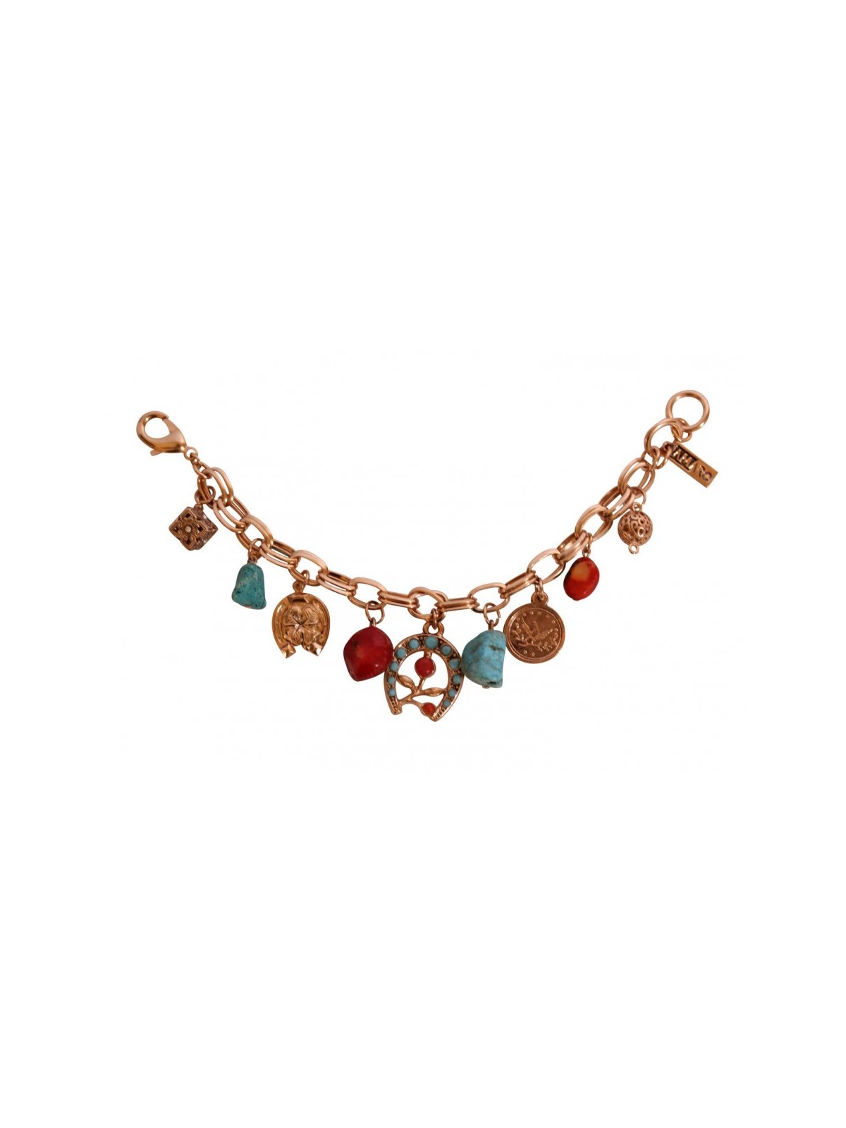 Amaro Handcrafted Rose Gold Plated Bracelet Co... | Bracelets by Amaro