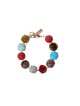 Amaro Handcrafted Bracelet Colorful Round Semi... | Bracelets by Amaro