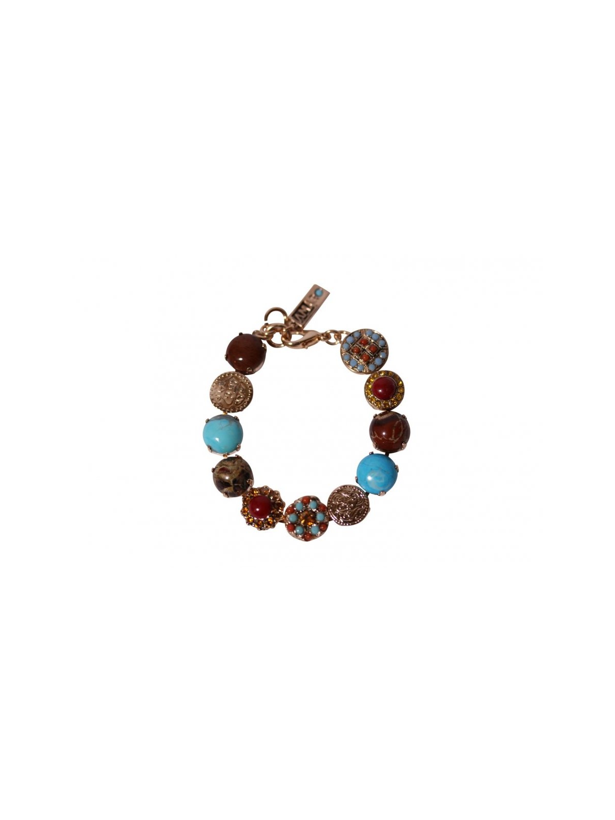 Amaro Handcrafted Bracelet Old Coin Images wit... | Bracelets by Amaro