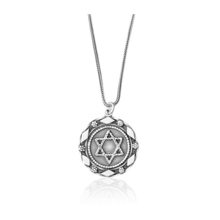 Silver Star of David Pendant from Golan Studio | Jewish Pendant