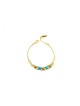 Amaro Handcrafted Gold Plate Bracelet Turquoi... | Bracelets & Anklets