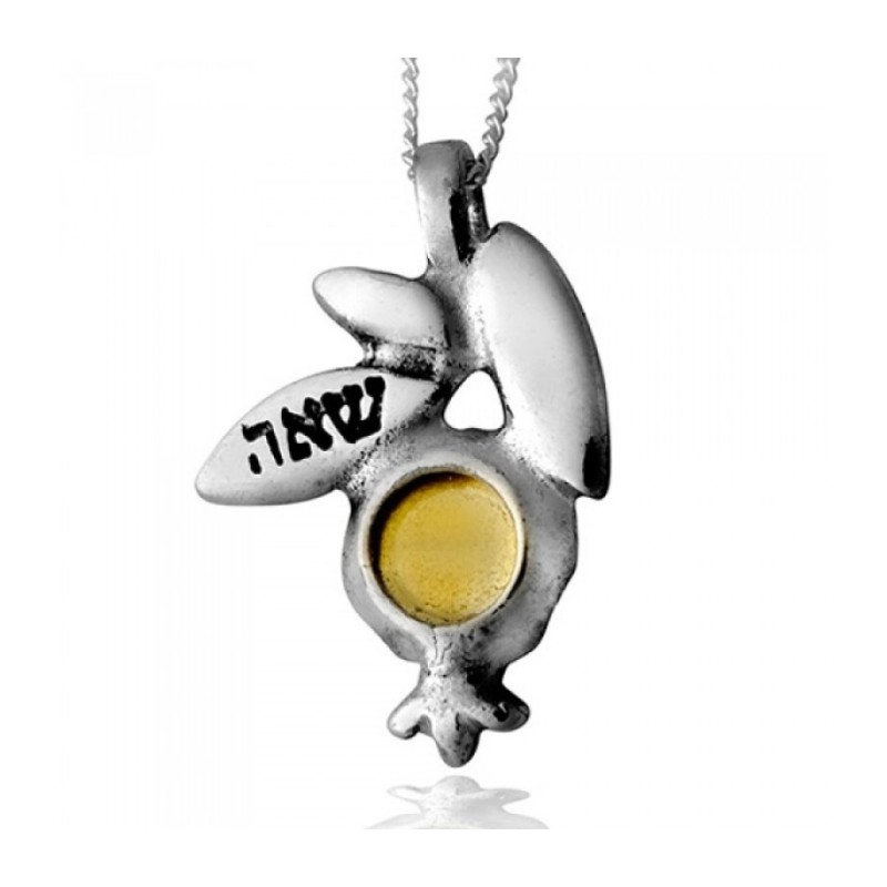 Pomegranate 5 Metals Necklace by HaAri Jewelry | Necklaces by HaAri
