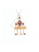 Silver Hamsa Necklace with Flower Shahaf | Hamsa Necklace