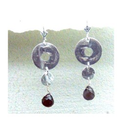 Silver Dawn Earrings by Edita | Israeli Fashion Jewelry