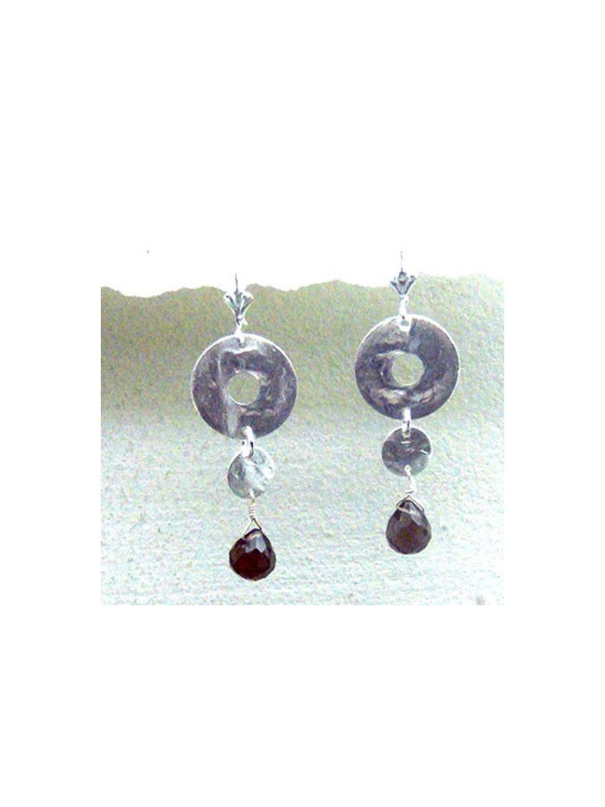 Silver Dawn Earrings by Edita | Israeli Fashion Jewelry