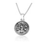 Sterling Silver Pendant Necklace Tree of Life Design | Jewish Pendant