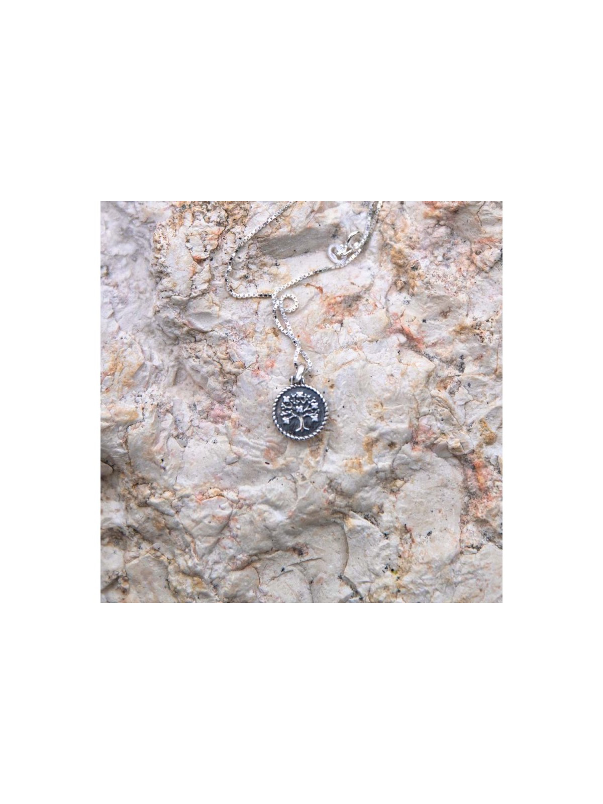 Sterling Silver Pendant Necklace Tree of Life Design | Jewish Pendant