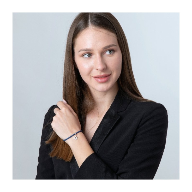 Sterling Silver Bracelet Charm Star of David Fille... | Judaica Charms