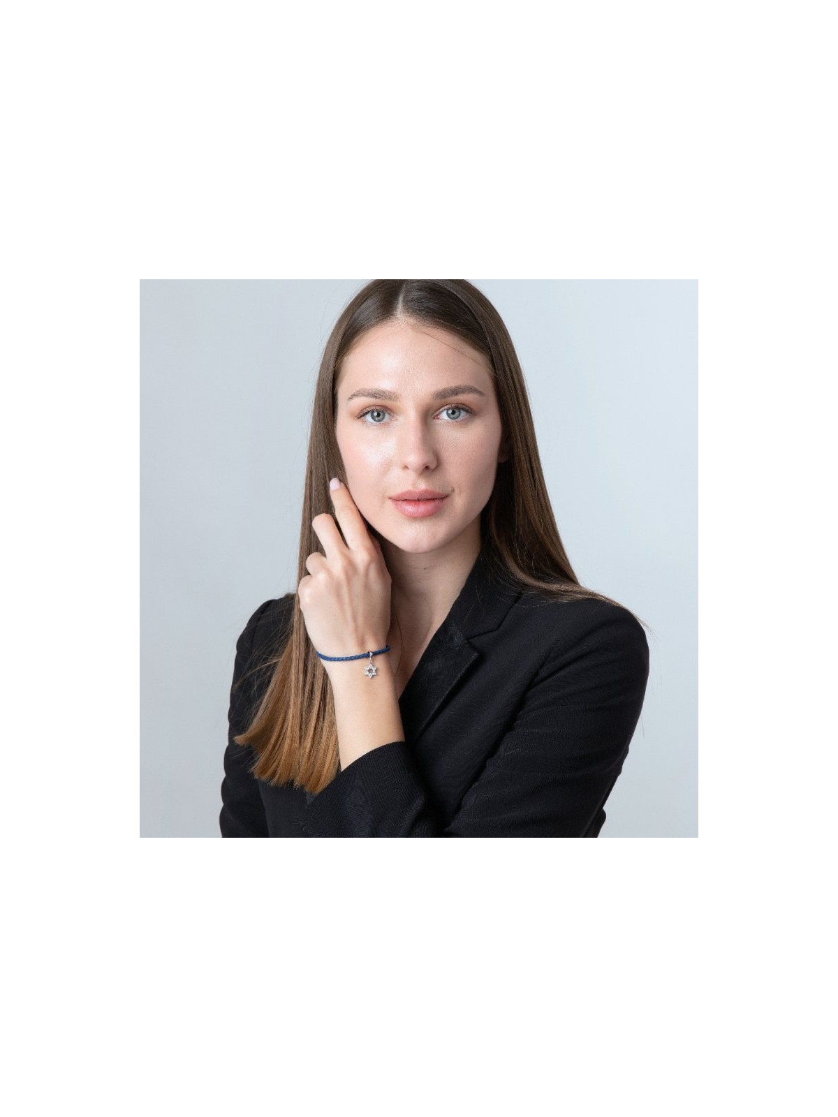 Sterling Silver Bracelet Charm Star of David Fille... | Judaica Charms