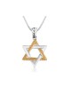 Two Tone Sterling Silver and Gold Filled ... | Jewish Gift from Israel