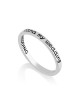 Sterling Silver Wedding Band Engraved Cana My Wedding | Jewish Rings