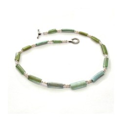 Michal Kirat Necklace Fifteen Ancient Roman... | Roman Glass Necklaces