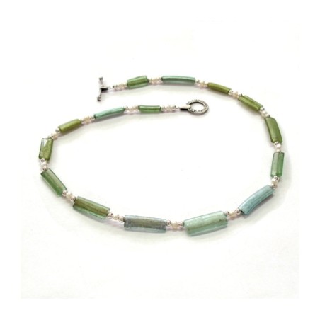 Michal Kirat Necklace Fifteen Ancient Roman... | Roman Glass Necklaces