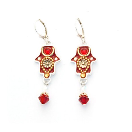 Oriental Hamsa Bead Earrings by Ester Shahaf | Earrings
