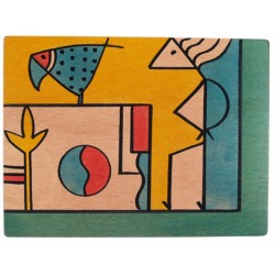Rectangular Placemat Composi by Kakadu Art | Jewish Gift from Israel