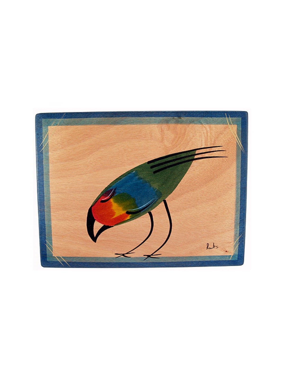 Wood Placemat Feefa Bird by Kakadu Art | Placemats by Kakadu Designs