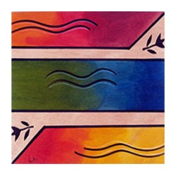 Floor Mat Ikat by Kakadu Art | Floor Mats by Kakadu Designs