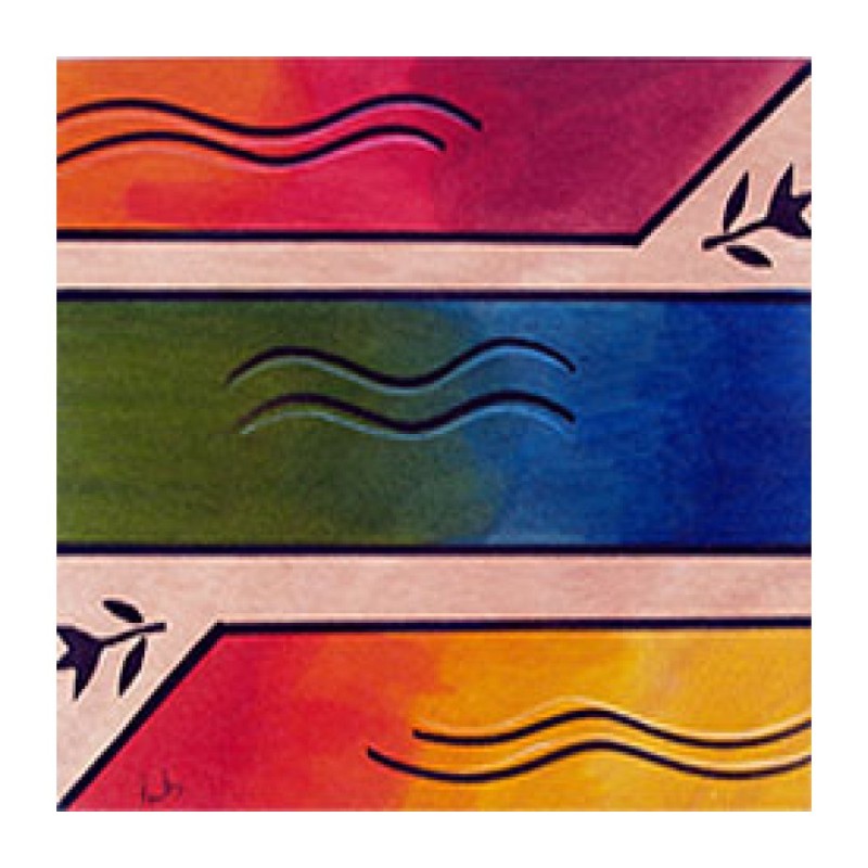 Floor Mat Ikat by Kakadu Art | Floor Mats by Kakadu Designs