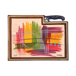 Cubic Design Challah Board by Kakadu | Challah Boards