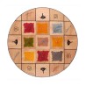 Round Floor Mat Artists Palette by Kakadu... | Jewish Gift from Israel