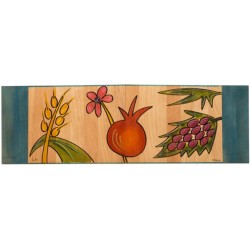 Table Runner Holy Plants by Kakadu Art | Jewish Gift from Israel