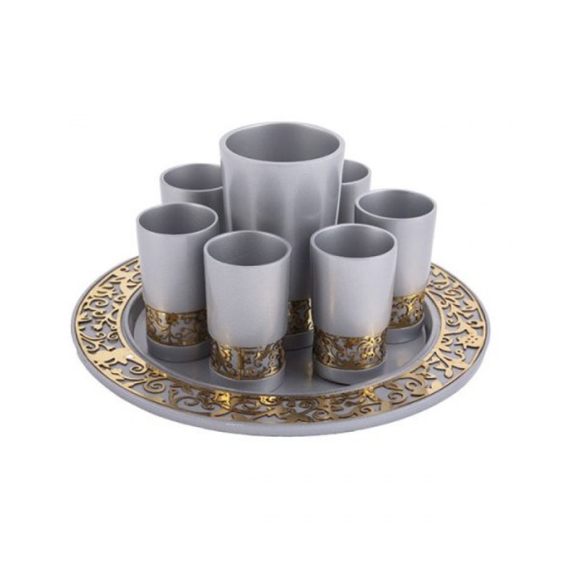 Yair Emanuel Silver Kiddush Cup Small Cup... | Kiddush Cups by Emanuel