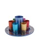 Yair Emanuel Colored Kiddush Cup and Smal... | Kiddush Cups by Emanuel