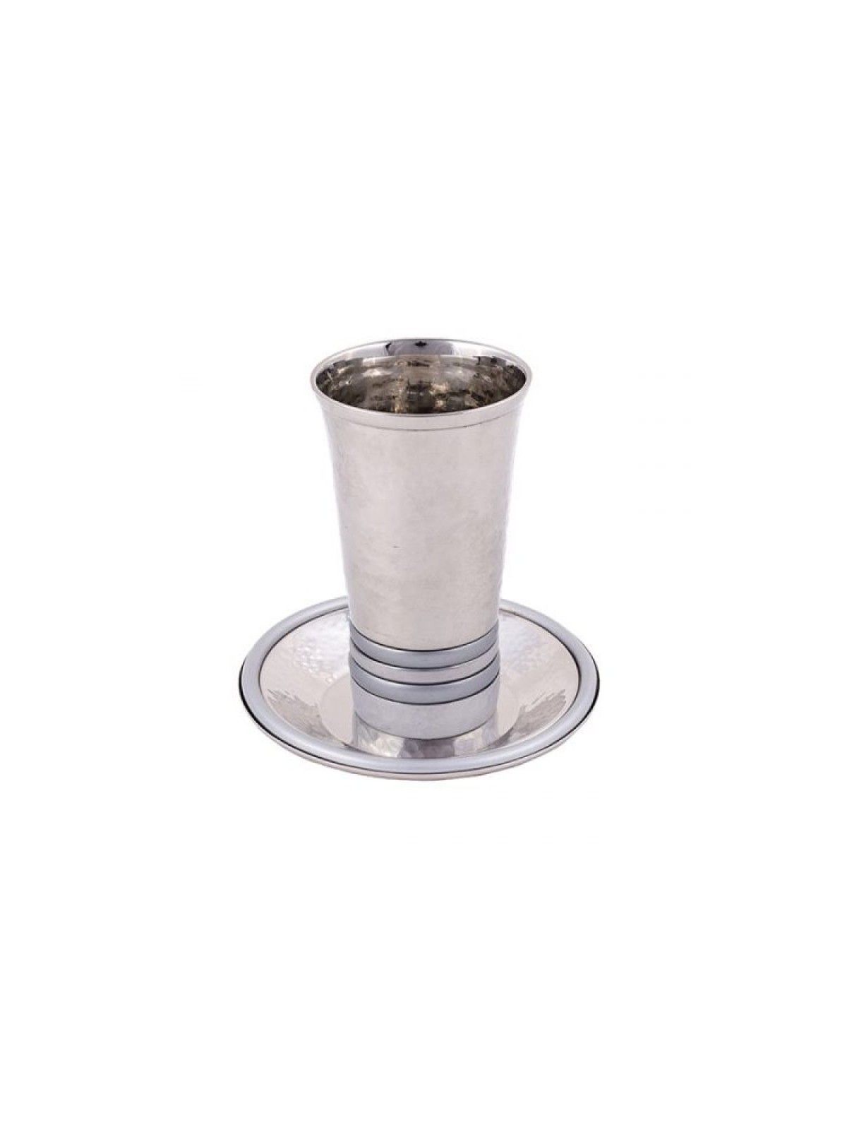 Yair Emanuel Hammered Kiddush Cup and Sau... | Kiddush Cups by Emanuel