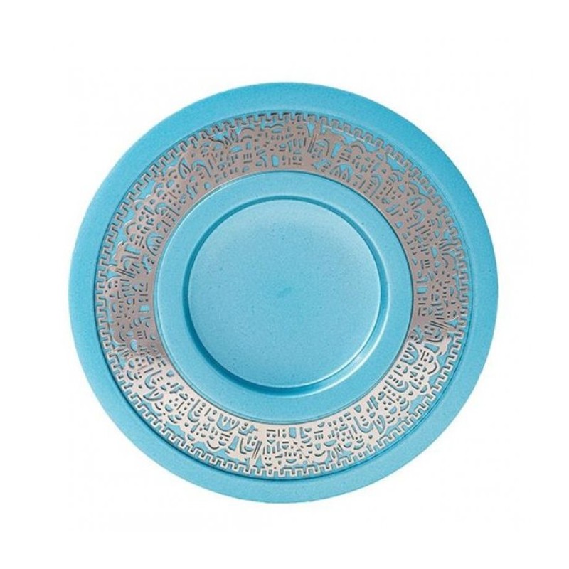 Yair Emanuel Kiddush Cup and Plate Silver... | Kiddush Cups by Emanuel