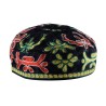 Black Bucharian Hand Embroidered Kippah | Top Sellers