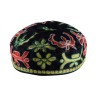 Black Bucharian Hand Embroidered Kippah | Top Sellers