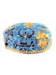Light Blue Bucharian Hand Embroidered Kippah | Buchari Kippah