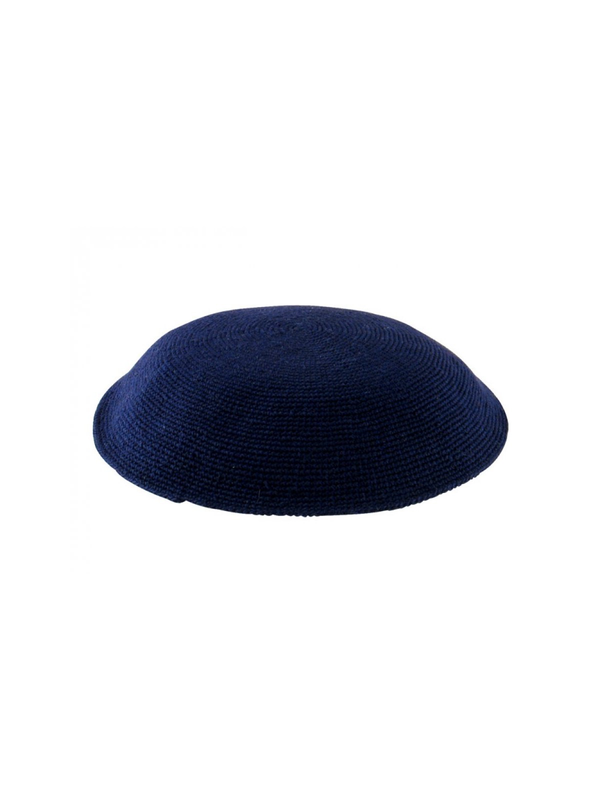 Dark Blue DMC knitted Kippah | Knitted Kippah