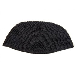 Premium Black Handmade Frik DMC Kippah | Frik Kippah