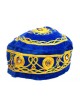 Pack of 3 Velvet and Gold Bucharian Kippah Assorte... | Buchari Kippah