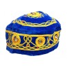 Pack of 3 Velvet and Gold Bucharian Kippah Assorte... | Buchari Kippah