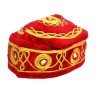 Pack of 3 Velvet and Gold Bucharian Kippah Assorte... | Buchari Kippah